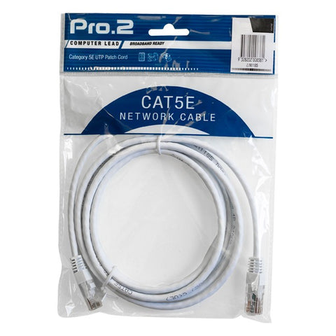 LC7230W 0.5M WHITE CAT5E PATCH LEAD PRO2