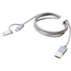 VC08 2-IN-1 LIGHTNING CABLE - 1M MFI VERICO VER-ACC-LIGHTNING-VC