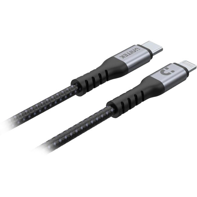 C14060GY MFI USB-C TO LIGHTNING CABLE 1M 20W PD UNITEK C14060GY