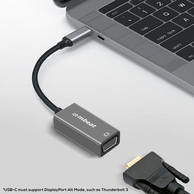 LC7972 - USB-C TO VGA ADAPTER - TOUGHLINK - MBEAT