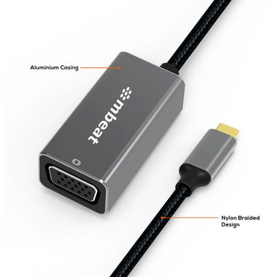 LC7972 - USB-C TO VGA ADAPTER - TOUGHLINK - MBEAT