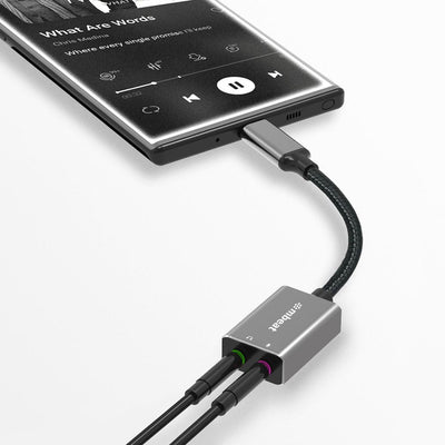 LC7978 - USB-C TO AUDIO AND MIC ADAPTER - TOUGHLINK - MBEAT