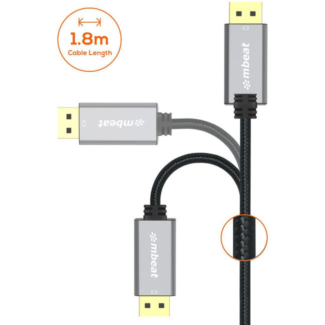 LC7980 - 1.8M DISPLAY PORT TO HDMI 4K - TOUGHLINK - MBEAT