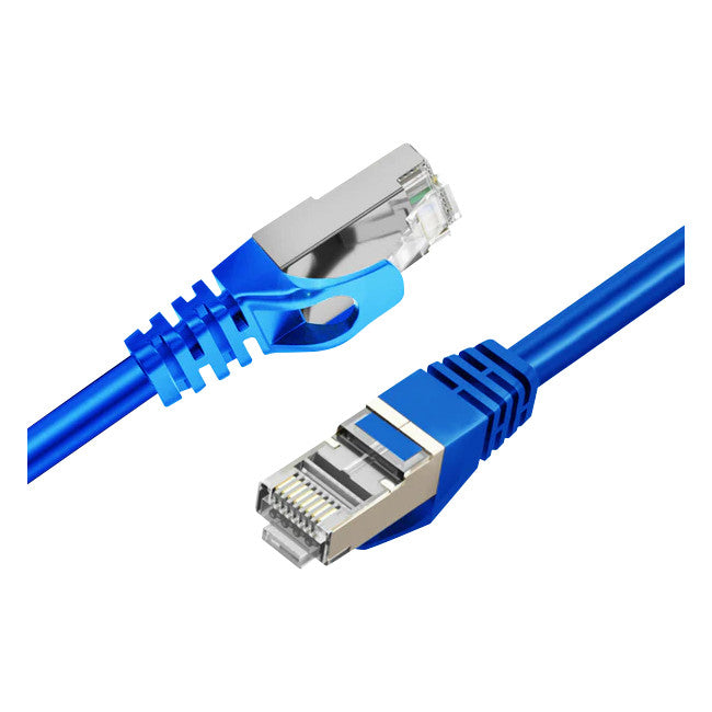 LC8000 30CM CAT7 10GBE ETHERNET CABLE BLUE TRIPLE SHIELDING CRUXTEC 27728000