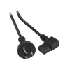 K9-RA5MT 5M RIGHT ANGLE IEC POWER LEAD RIGHT ANGLE IEC END - BLACK DOSS