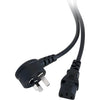 K9-0.5MTR IEC C13 POWER LEAD - 0.5M RIGHT ANGLE POWER END - BLACK DOSS