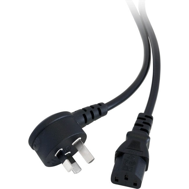 K9-3MTR IEC C13 POWER LEAD - 3M RIGHT ANGLE POWER END - BLACK DOSS