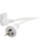 K9-RA2MTW 2M RIGHT ANGLE IEC POWER LEAD RIGHT ANGLE IEC END - WHITE DOSS