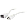 K10-5MTW 5M WHITE IEC EXTENSION LEAD COMPUTER MONITOR LEAD DOSS