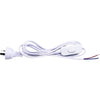 18WS INLINE SWITCH POWER LEAD WHITE 2.3M 2 CORE DOSS