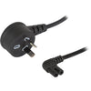 R750ACR 5M 240V AC MAINS TO FIGURE 8 IEC-C7 RIGHT ANGLE BOTH ENDS 27871070
