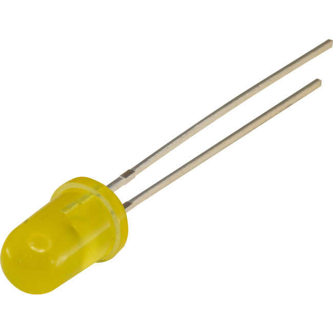 LT531 YEL-LED DIF-5MM 1.5MCD 5MM YELLOW LED GLOBE ZD-0160