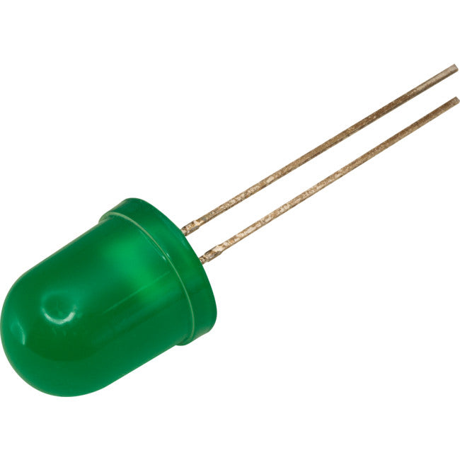 TLHG0400 GRN-LED DIF-10MM 5MCD 10MM GREEN LED GLOBE ZD-0205