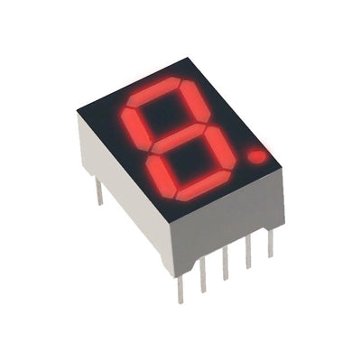 FND500 0.5" 7-SEGMENT LED DISPLAY COMMON CATHODE RED ZD-1855