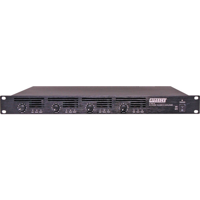A4314 4x 240W CLASS D PA AMP REDBACK A4314