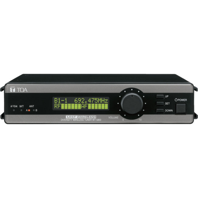 WT5800HTPDF01AS 64CH HANDHELD VOCAL MIC KIT 1 X WT5800 & 1 X WM5270 - TOA TOA 487517