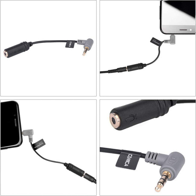 SPX 3.5MM TRS-TRRS AUDIO ADAPTER SOCKET TO PLUG MARTPHONE COMICA CVM-SPX