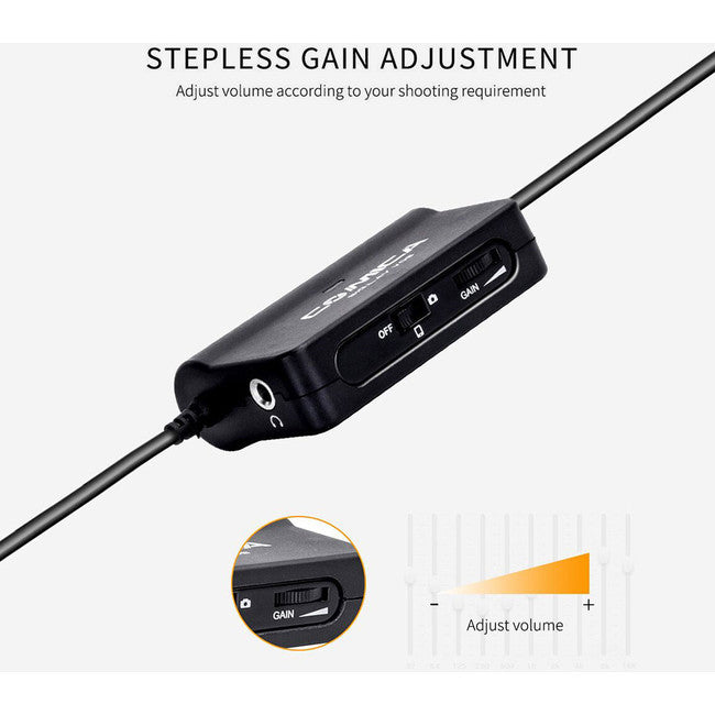 LAVV05 LAVALIER MICROPHONE 3.5MM SINGLE COMICA SIG.LAV V05