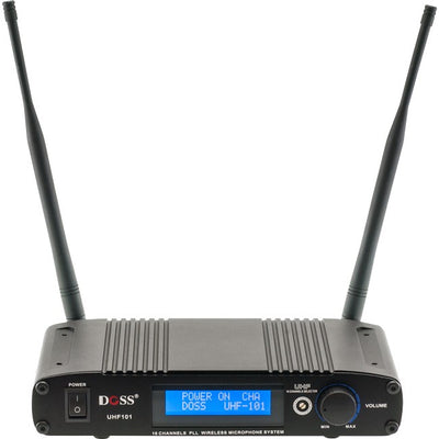 UHF101 SINGLE CHANNEL PLL WIRELESS SYSTEM 16CH RECEIVER ONLY DOSS