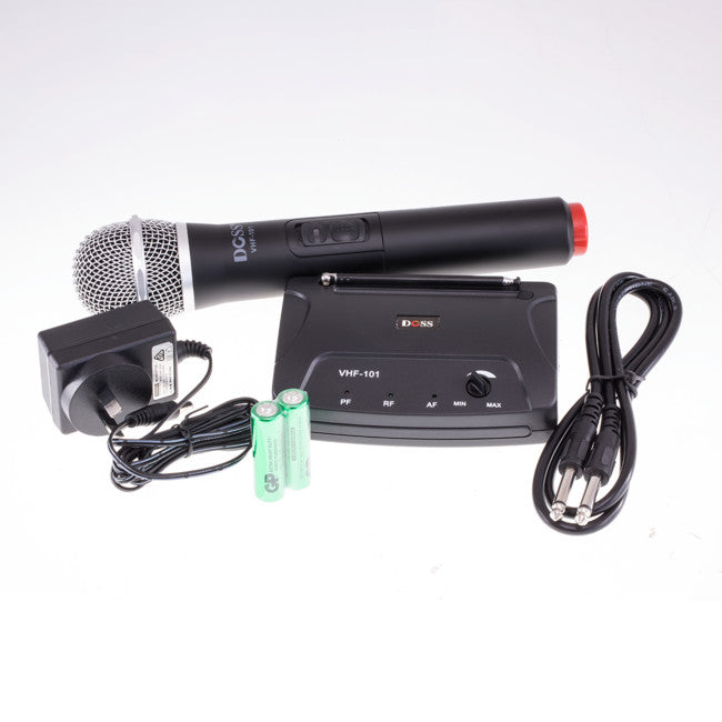 VHF101 SINGLE CHANNEL VHF MIC SYSTEM 206MHZ DOSS
