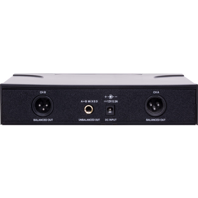 UHF203E DUAL CH UHF PLL MIC SYSTEM KIT WIRELESS 654-694MHZ DOSS