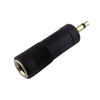 3.5mm MONO Male Jack (TS) to 6.35mm (1/4") Mono Female Socket (TS) Adapter