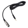 3.5mm to XLR Female Stereo headphone Jack PC Camera Laptop to Mixer Speaker