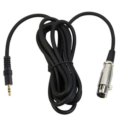 3.5mm to XLR Female Stereo headphone Jack PC Camera Laptop to Mixer Speaker