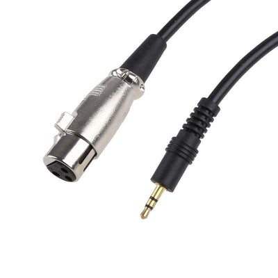 3.5mm to XLR Female Stereo headphone Jack PC Camera Laptop to Mixer Speaker