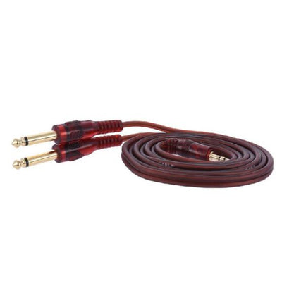 Stereo 1/8" Mini-Jack to Dual 2x 1/4" Left Right Splitter Audio Cable 3.5mm AUX