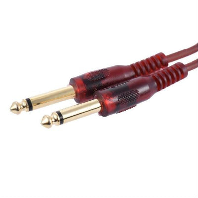 Stereo 1/8" Mini-Jack to Dual 2x 1/4" Left Right Splitter Audio Cable 3.5mm AUX