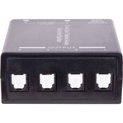 PRO1359 ACTIVE TOSLINK SPLITTER 2 IN 4 OUT SWITCHER/SPLITTER PRO2 A-1359