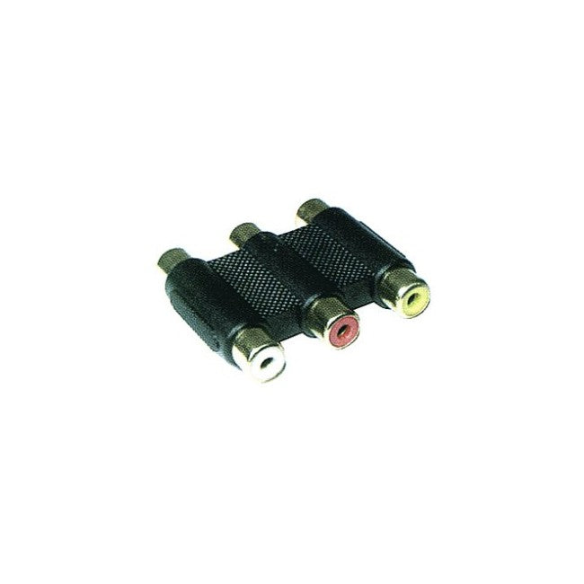 PA2703 3X RCA SOCKETS TO SOCKETS GENDER CHANGER EXTENSION 3GEN 13C3RCAFF