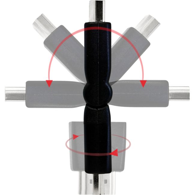 PA4300 180 DEGREE HDMI SWIVEL ADAPTOR PRO2
