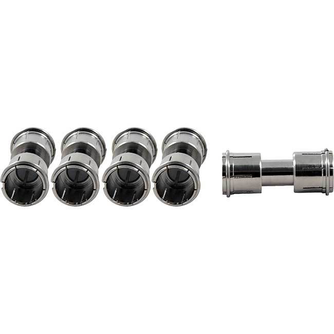 PA5082 PUSH 'F' PLUG TO PUSH 'F' PLUG 5PK SPAUN DS/ZSV2S/SET