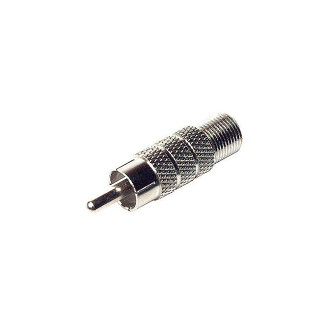 PA5981 RCA PLUG TO 'F' SOCKET ADAPTOR