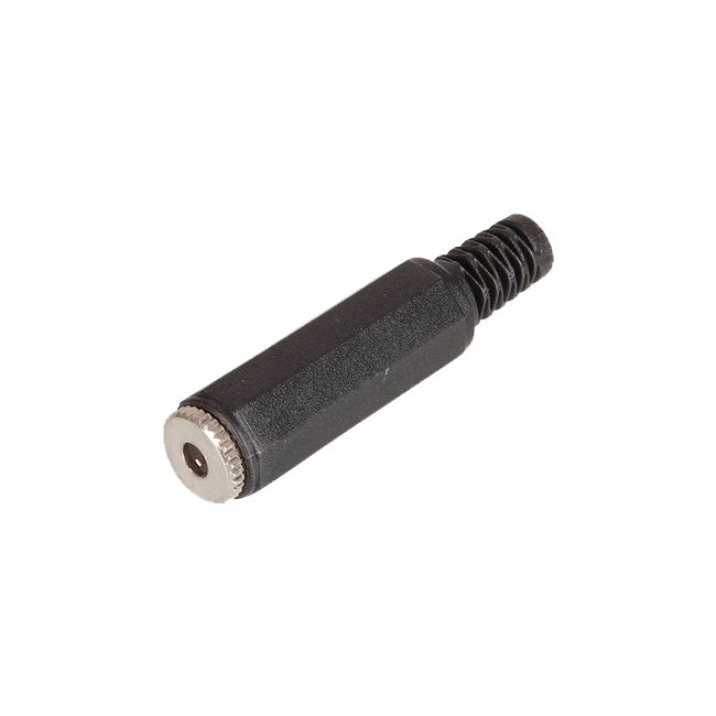 PD1256 3.5MM 4-CONTACT PHONO SOCKET BLACK PLASTIC PS0139 PS-0139