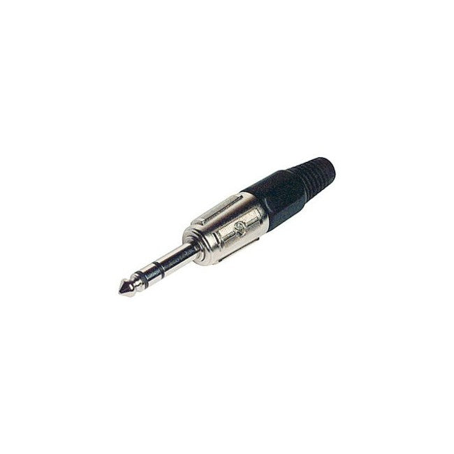 PD1450 - 6.3MM PRO STEREO PHONO PLUG - METAL, CABLE PROTECTION