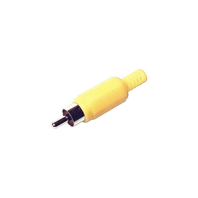 PD2904 PLASTIC RCA PLUG YELLOW