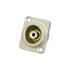 PD3206 RCA D SHELL SOCKET WHITE AMPHENOL AMPHENOL ACJD-WHT