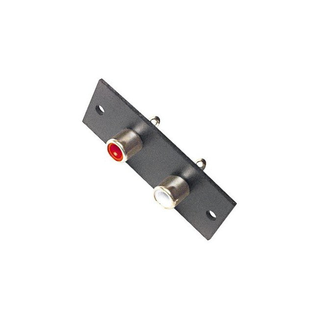PD3501 - RCA SOCKET BAKELITE PLATE - 2 2X DUAL DOUBLE