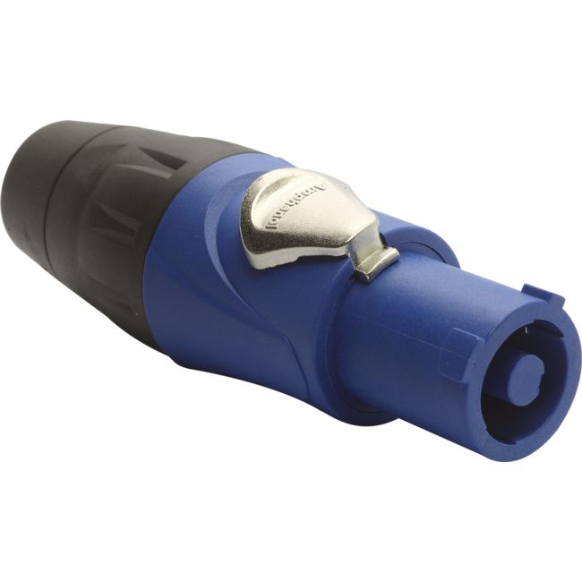 PD4020 - 25A 250VAC POWERCON CONNECTOR - BLUE KEYED FOR POWER IN PUT - AMPHENOL