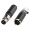PD4932 MINI XLR 3P TO 4P CONVERTER AKG TO SHURE 3F TO 4M DOSS 3F-4M