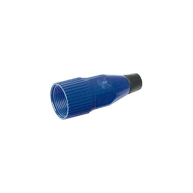 PD5201 XLR PLASTIC BACKSHELL BLUE AMPHENOL AC-NUT-BLU