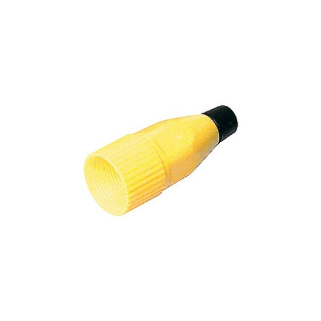 PD5226 XLR PLASTIC BACKSHELL YELLOW AMPHENOL AC-NUT-YEL