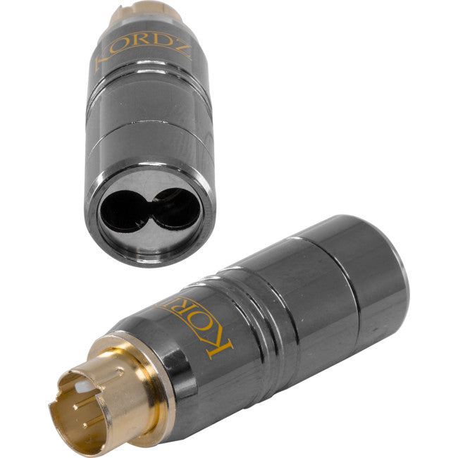 KPDPREMSVID 4 PIN PREMIUM MINI DIN S-VIDEO PLUG GOLD KORDZ