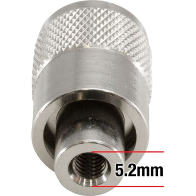 PG1660 UHF RG58 SCREW-ON PLUG 5.2MM TWIST ON -SUITS RG58 PL259