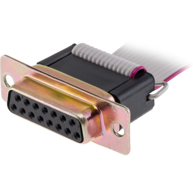 PJ4415 DB15 WAY D RANGE IDC SOCKET SUITS FLAT RIBBON CABLE N-1404B15