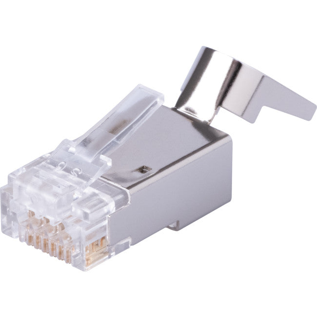 T3SPSC6G1.2 50PK STP CAT6/6A SNAP PLUG SHIELDED EXT GROUND 2PC 1.2MM T3 SP-STP-Q12X-50AP