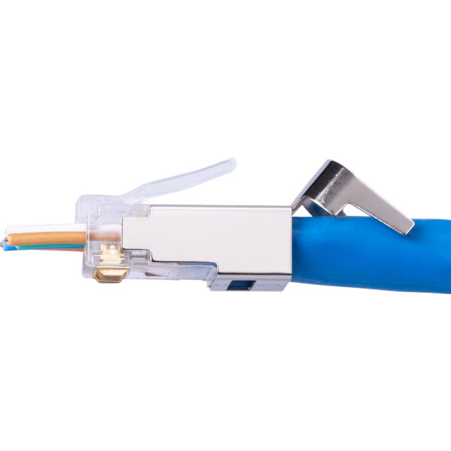 T3SPSC6G1.2 50PK STP CAT6/6A SNAP PLUG SHIELDED EXT GROUND 2PC 1.2MM T3 SP-STP-Q12X-50AP